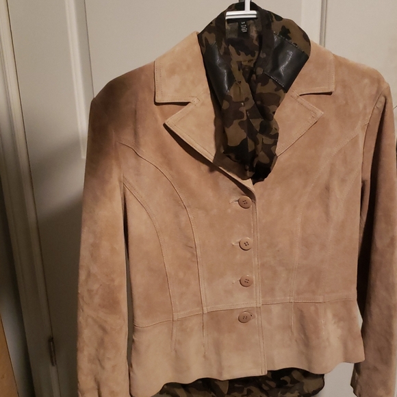 Beige Suede Jacket (Danier)